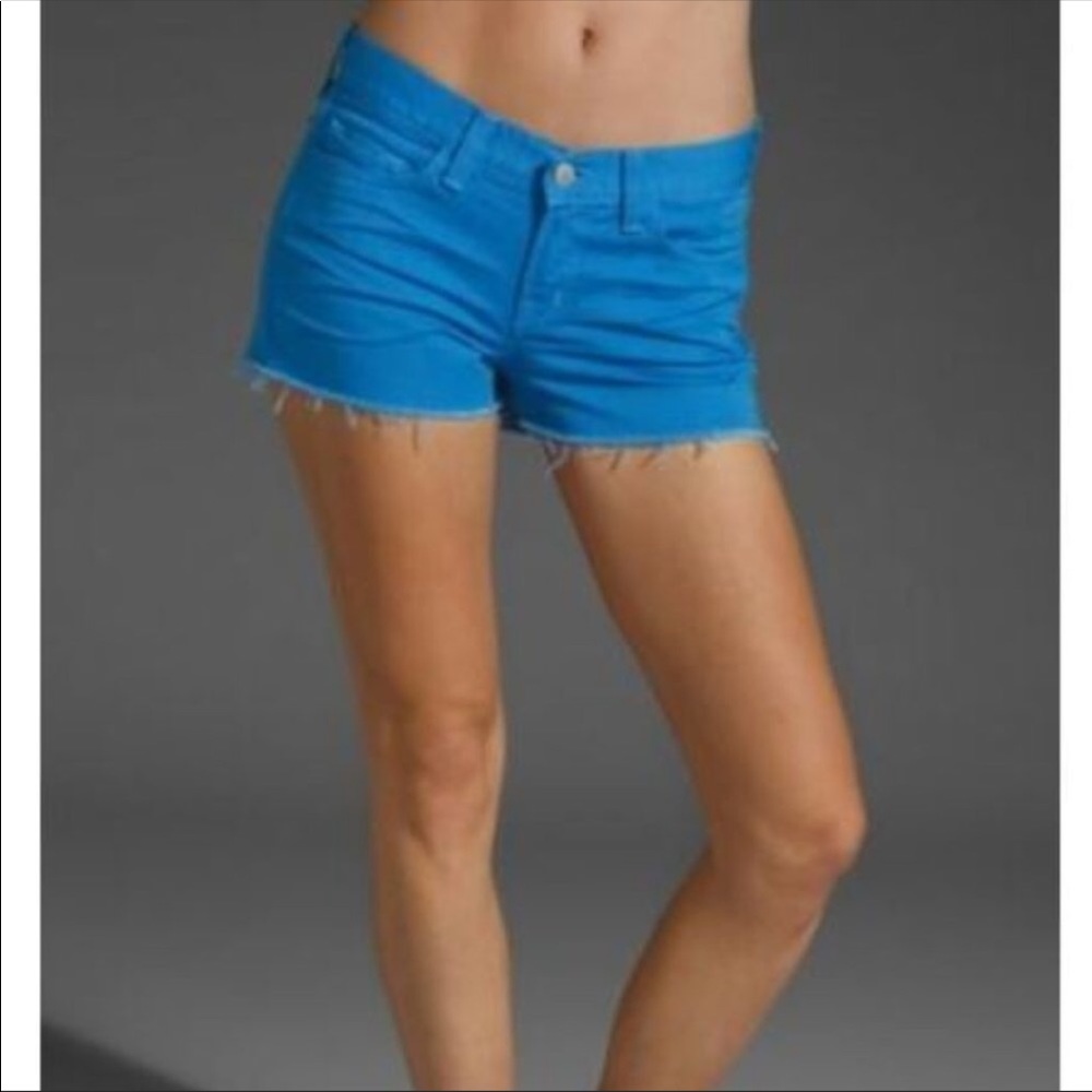 J brand blue Bonnet cut off shorts